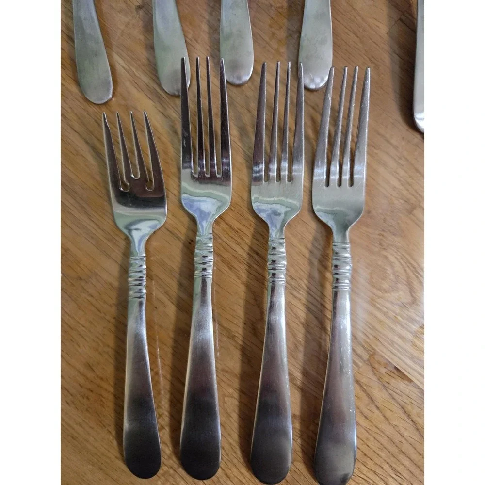 16-Piece Set for 4 Cuisinart SATIN AMERICANA 18/10 Stainless Flatware Utensils